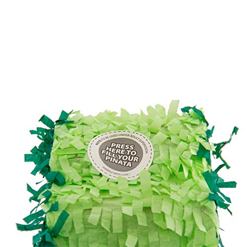 Folat- Pinata Dinosaur-55 cm Piñata, Color verde, Costumes (60932)