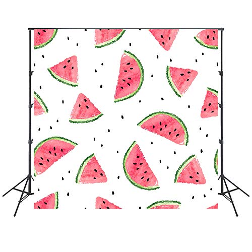 Fondo de fotos con diseño de flamenco de helado de frutas, fondo de dibujos animados de cabina de fotos para fotografía de verano, decoración de mesa de postre de cumpleaños para bebé 90403