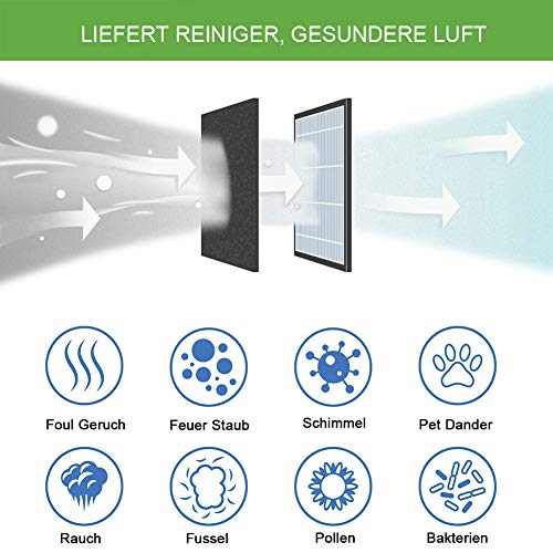 FOSUN Filtro de Repuesto HEPA Premium Compatible con purificadores de Aire Philips AC2889 / 10, AC288710, AC2882 / 10, AC3829 / 10, número de Pieza FY2422 / 30