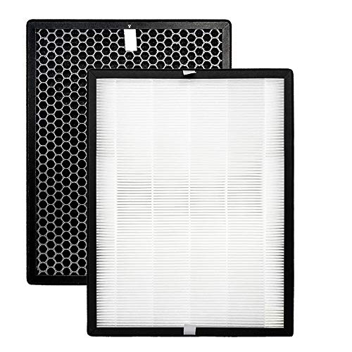 FOSUN Filtro de Repuesto HEPA Premium y Filtro de carbón Activado Compatible con los purificadores de Aire Philips AC2889 / 10, AC288710, AC2882 / 10, AC3829 / 10