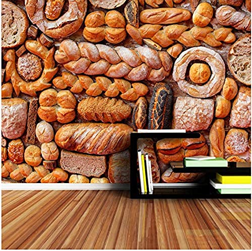 Fotomurales Decorativos Pared Vinilos Decorativos Papel Fotografico 3D Panadería Horneada Foto Papel Tapiz De Pared Para Paredes Sala De Estar Comedor Fondo Fondos De Pantalla Mural Rollo Papel De Pa