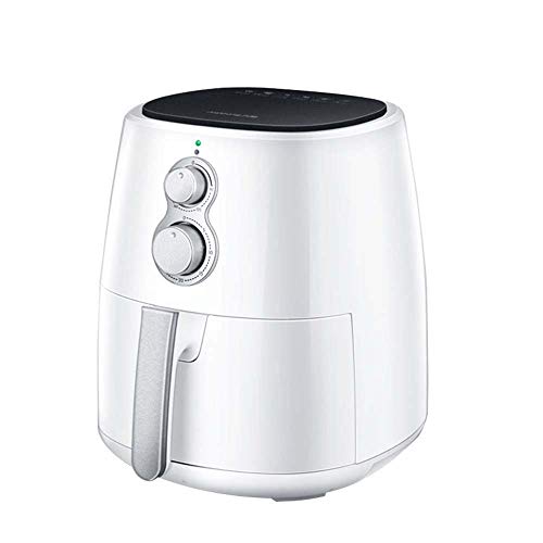 Freidora de aire freidora sin aceite Freidora de aire, 3,5 l 1300W eléctrico de aire caliente Horno freidoras sin Aceite antiadherente Olla w/Accesorios adicionales, recetas, estante de barbacoa for