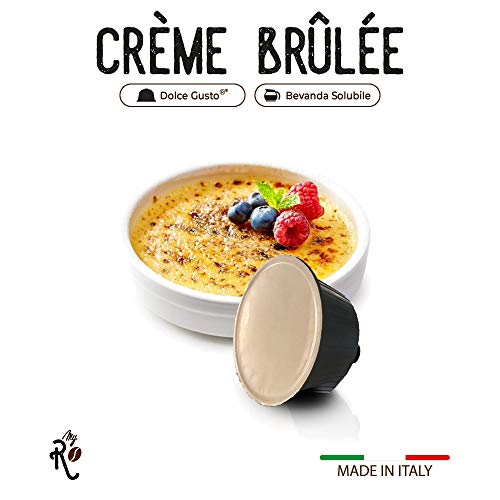 FRHOME - 48 Cápsulas compatibles Nescafé Dolce Gusto - Crème brûlée - MyRistretto