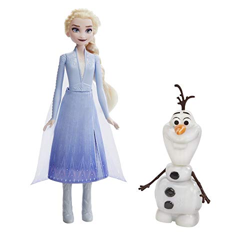 Frozen 2 -  Muñecos Elsa Y Olaf (Hasbro E5508EW0)