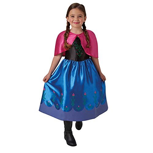 Frozen -  Disfraz de Anna classic para niña, infantil talla 3-4 años (Rubie's 620977-S)