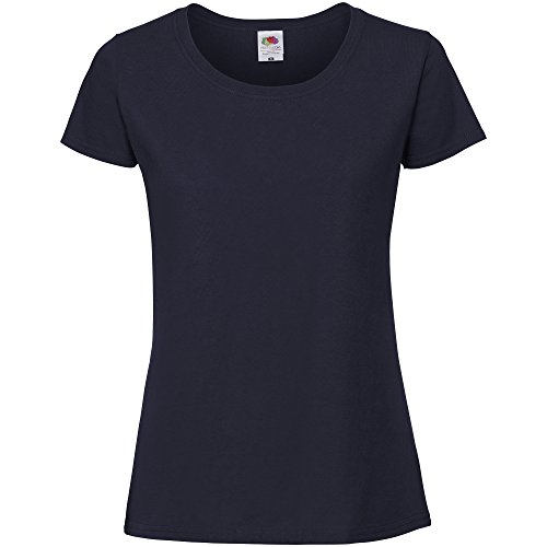 Fruit of the Loom - Camiseta de Ajuste Premium para Mujer (S/Azul eléctrico)