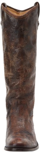 FRYE Original Melissa Button, Botas de equitación para Mujer, Cuero Vintage Glaseado Chocolate, 36 EU