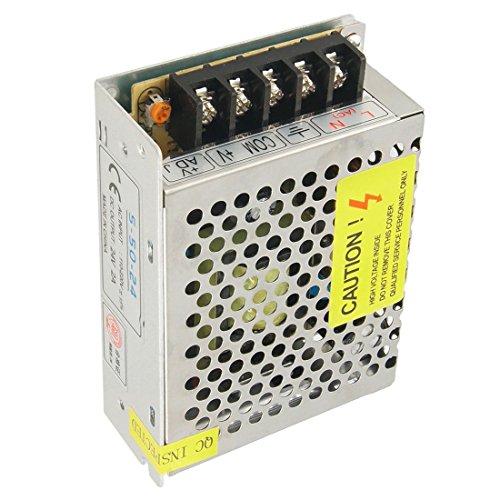 Fuente de alimentacion interruptor - SODIAL(R)AC 110-220V DC 24V 2A 48W Transformador de fuente de alimentacion interruptor para LED luz de tira