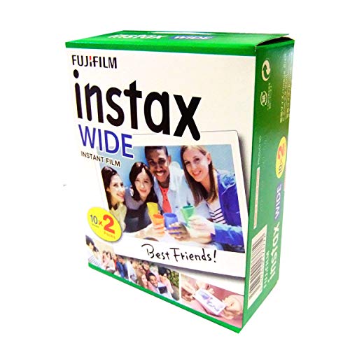 Fujifilm Instax Wide - Película fotográfica instantánea de gran formato (2 x 10 hojas)