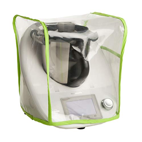 Funda Antimanchas Transparente para THERMOMIX TM6 TM5 TM31. Mod Pistacho