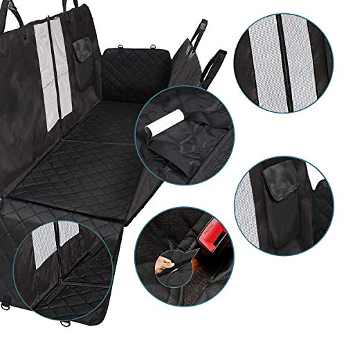 Funda de Asiento de Coche para Perro XXL - Cubierta Acolchada – Talla Universal 165 * 142 * 50 cm