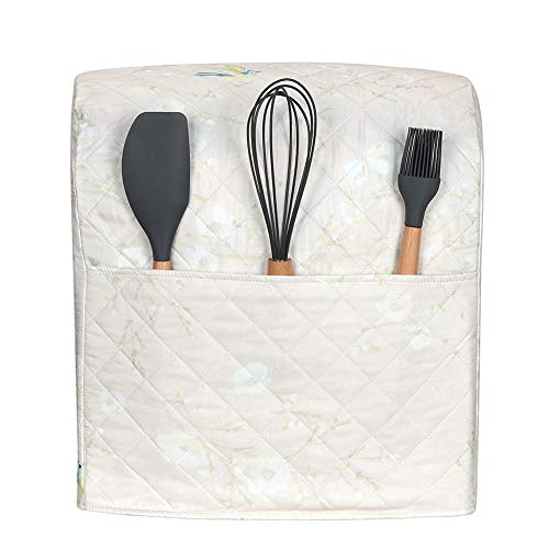 Funda para mezclador con diseño de pájaros, a prueba de polvo, con bolsa organizadora para batidora de pie Kitchenaid – regalo para el día de la madre 14''(L) x 9'' (W) x 16''(H) / 36 x 23 x 41cm #3