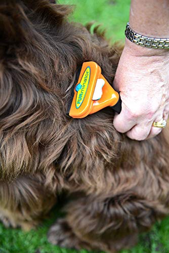 Furminator Herramienta de muda para Perros medianos de Pelo Largo M