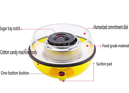 FXXJ Máquina de algodón de azúcar, Estilo Colorido Hace Caramelo Duro, azúcar sin azúcar, algodón de azúcar, Dulces caseros para Fiestas de cumpleaños Dulces Fiesta