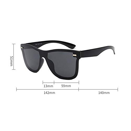 Gafas de sol IBHT siamés Gafas de sol Hombres Arroz Uñas Señoras Gafas de sol de lujo colorido retro Gafas de sol rosa espejo para las mujeres nuevo Plateado plata plata