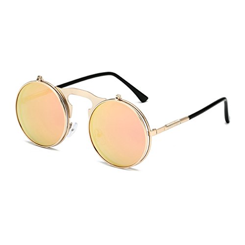 Gafas De Sol Retro Vintage Polarizadas Abatibles Estilo Retro De Gafas Vintage Hip Hop Steampunk Estilo Unisex Para Hombres Y Mujeres