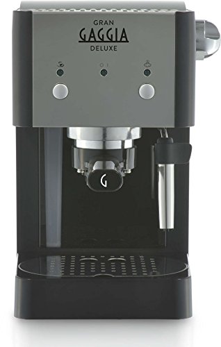 Gaggia RI8425/11 - Cafetera (Independiente, Máquina espresso, 1 L, De café molido, 950 W, Negro, Plata)