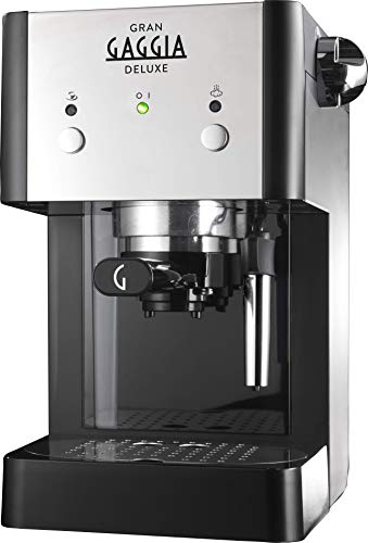 Gaggia RI8425/11 - Cafetera (Independiente, Máquina espresso, 1 L, De café molido, 950 W, Negro, Plata)