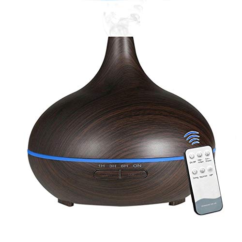 Galapara Humidificador Ultrasónico,300ml Difusor de Aromaterapia, Difusor de aromaterapia Humidificador de máquina de aromaterapia de Control Remoto silencioso para el hogar Bebé Yoga Oficina