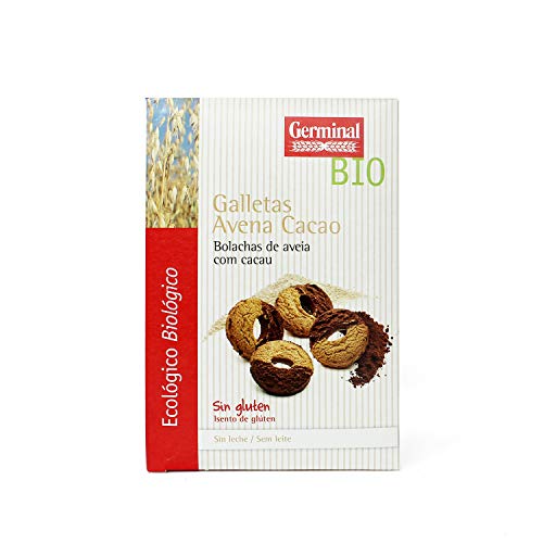 Galletas de avena sin gluten con cacao BIO - Germinal - 250g