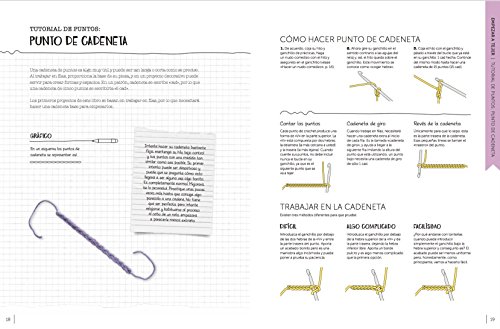 Ganchillo para principiantes: 20 proyectos para aprender a tejer