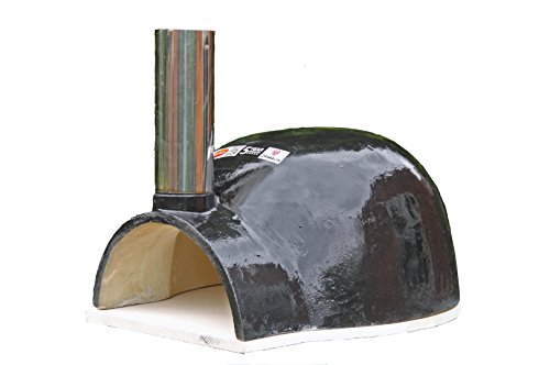 Gardeco Pizzaro Pizza Horno, Esmalte Negro, 65 x 60 x 37 cm