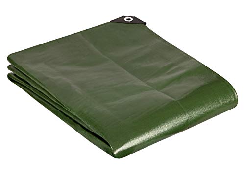 GardenMate 2 m x 3 m 200 g/m2 Lona de protección Premium verde | Funda protectora | Lona impermeable