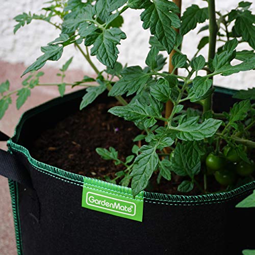 GardenMate 3X 60L Bolsas de Tela no Tejida para Plantas - Altura 40 cm Ø 45,5 cm - GREENLINE