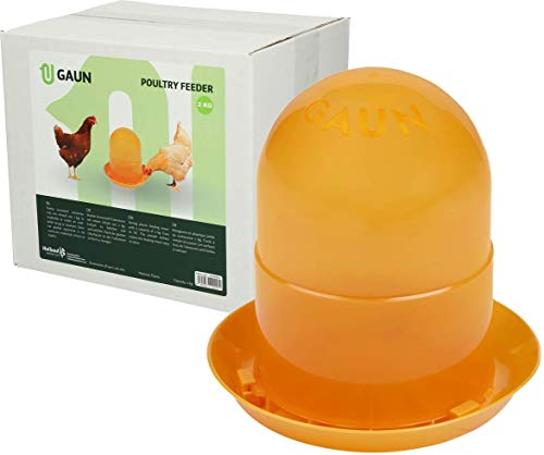 Gaun 30076 Comedero para Pollitos 2 Kg. (Naranja)