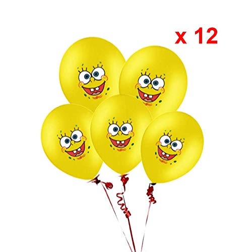 Geenber 84Pcs Spongebob Theme Party Supplies Set Spongebob Birthday Decoration Supply Pack para Spongebob Theme Kids Party Celebration