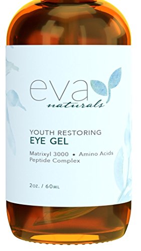 Gel de Ojos -La Mejor Crema Reafirmante de Tratamiento de Ojos para Ojeras, Ojos Hinchados, Patas de Gallo, Eva Naturals (60ml))