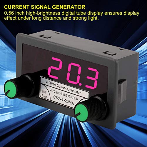 Generador de señal - 4-20ma Simulador analógico Dispositivo Digital de alta precisión Grueso/fino Voltaje constante Salida de corriente