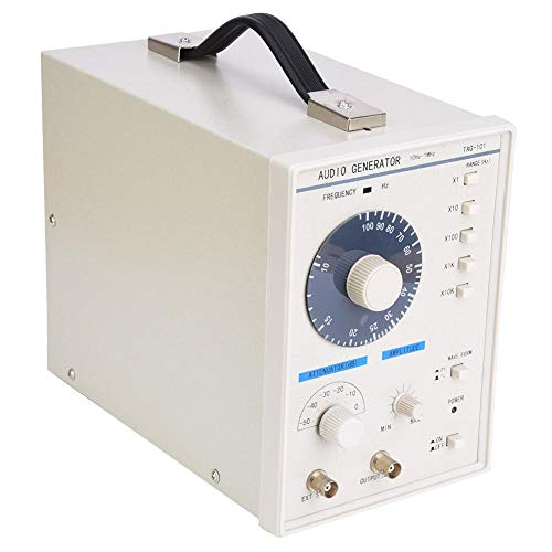 Generador de señal, generador de audio ajustable TAG-101 Fuente de señal, generador de señal de baja frecuencia de 10Hz-1MHz, para líneas de producción, aficionados, mantenimiento, 220V(220v)