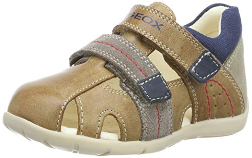 Geox B Kaytan B, Sandalias de Niños, Transpirante, Resistente, Flexible y Ligera para Bebés, Beige (Caramel/Brown C5g6f), 23 EU