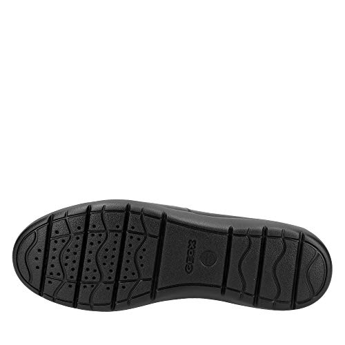 Geox U LEITAN C, Mocasines para Hombre, Negro, 44 EU