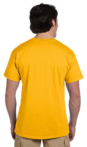 Gildan Camiseta para hombre Ultra con cuello sellado, preencogida - negro - X-Large