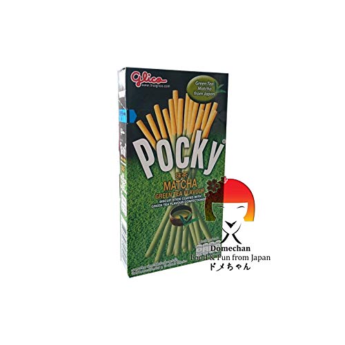 Glico Pocky-matcha Green Tea Flavour 39g (6packs) by Glico