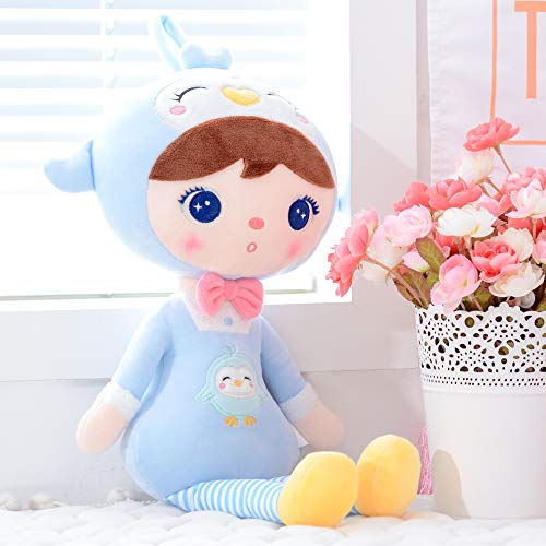 Gloveleya Muñeca de Peluche muñeca de Trapo Peluche Regalo de niña Suave y Seguro para Jugar - Serie Kepple - Pingüino