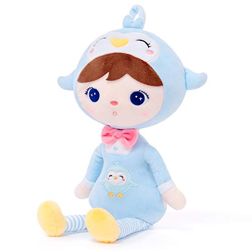 Gloveleya Muñeca de Peluche muñeca de Trapo Peluche Regalo de niña Suave y Seguro para Jugar - Serie Kepple - Pingüino