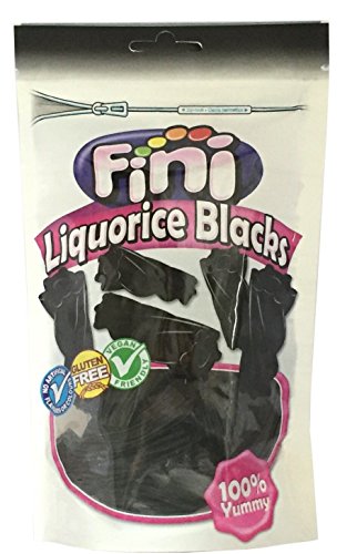 Golosinas Liquorice Blacks Fini Sin Gluten 180g