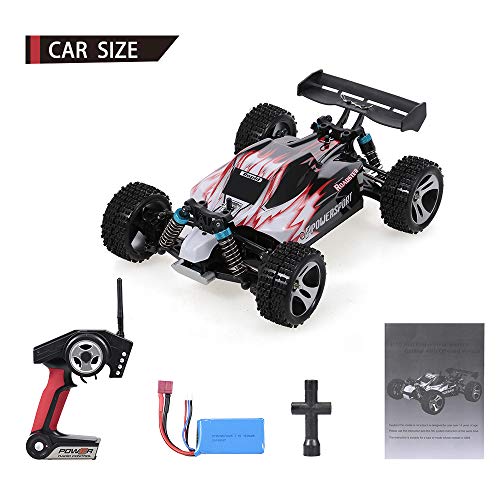 Goolsky Wltoys A959 RC Coche 1/18 Escala 1:18 2.4G 4WD RTR Calesa Off-Road