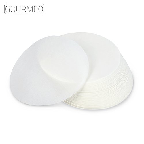 gourmeo Premium hamburguesas + 500 hojas de papel antiadherente | 2 años Garantía de satisfacción. Antihaftpapier