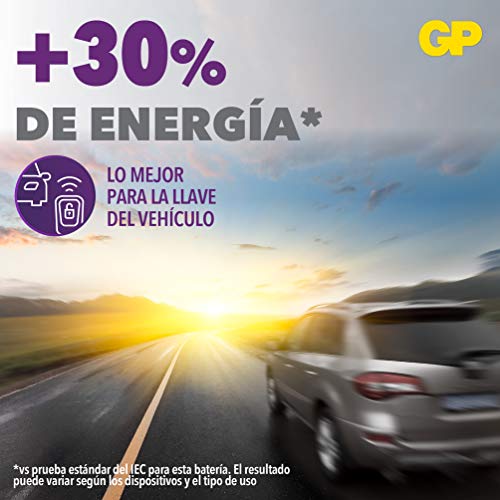 GP CR2025 3V - Pack de 10 Pilas CR 2025 de Litio botón | Sin Mercurio | Pack Compuesto por 2 blísters de 5 Pilas CR2025 / DL2025 envasadas Individualmente