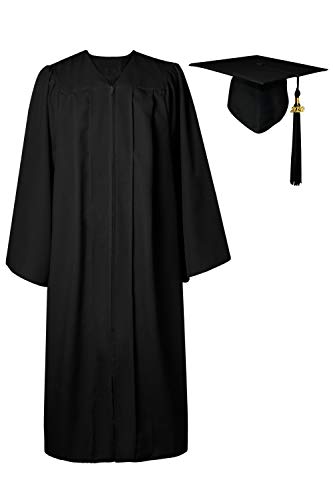 GraduatePro Graduación Toga y Birrete Adulto 2020 Universidad Disfraz Traje Unisex Mujer Hombre 12 Colores