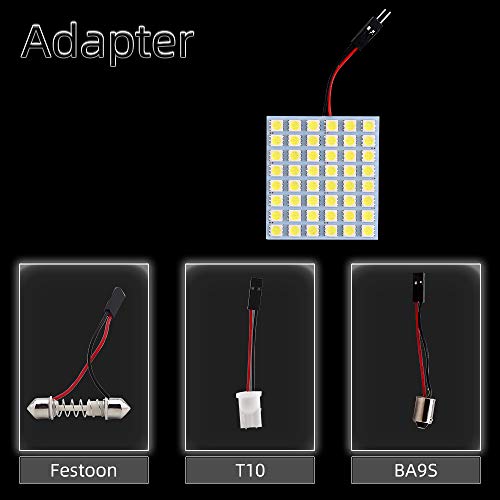 GrandView - Lámpara LED para techo o techo (10 unidades, ahorro de energía, 5050 48-SMD, 12 V)