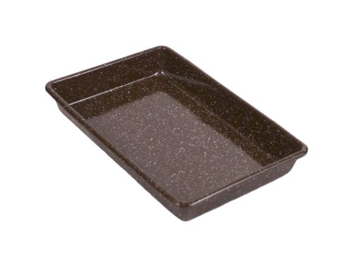 Granite Ware F0620 Better Browning - Molde rectangular para tartas, 11 7 pulgadas, acero, moteado