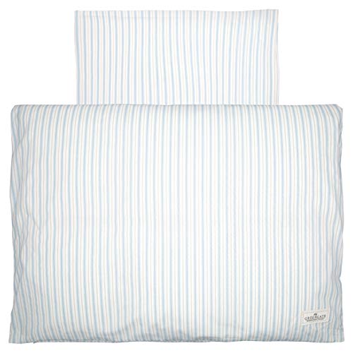 GreenGate COTBLSB100SAR2902 Sari - Juego de linas para cama de bebé (70 x 100 cm), color azul