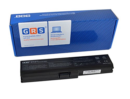 GRS Batería para Toshiba Satellite L750, Satellite L750D, sustituye a: PA3816U-1BRS, PA3817U-1BRS, PA3818U-1BRS, PA3819U-1BRS, PABAS227, PABAS228, PABAS229, PABAS230 4400mAh, 10.8V