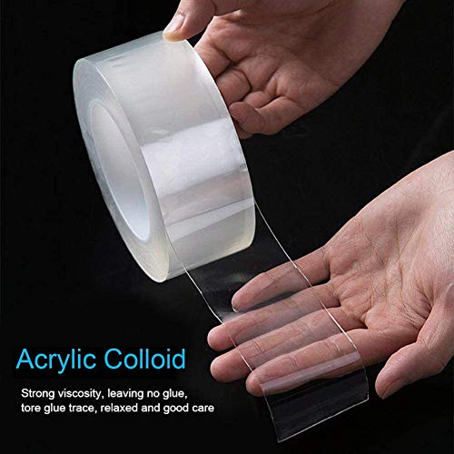 GTIWUNG 2Pcs Tiras Autoadhesivas, Cinta de Sellado, Cinta Resistente al Agua, Sellador Rollo Impermeable Tira Transparente para Recortadora Protección Cocina Fregadero Bañera Ducha Crack Funda