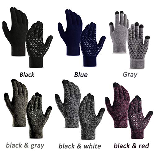 Guantes Invierno Hombre Mujer Guantes Termicos para frio moto ciclismo running bici gym para movil Tactiles Regalos Originales para Hombre Mujer Amigo Invisible Navidad Adolescentes Madres Padre